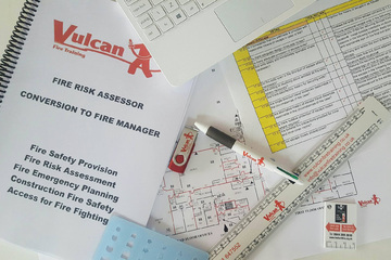 Complementary Fire Risk Assessor Course Pack from Vulcan Fire Training.